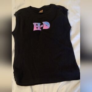 Harley Davidson Black tank top size
